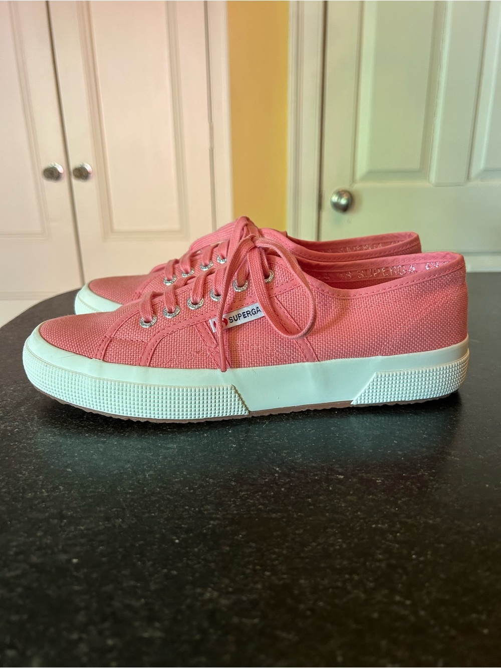 Superga 2750 Coto Classic Pink Canvas Sneakers - New - Size 9